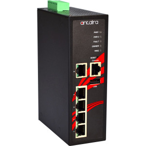 Antaira LMX-0500 5-Port Managed Ethernet Switch